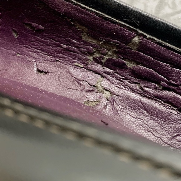 🆓 VTG Aerosoles Chunky Black Leather Loafers 8 - Picture 9 of 9